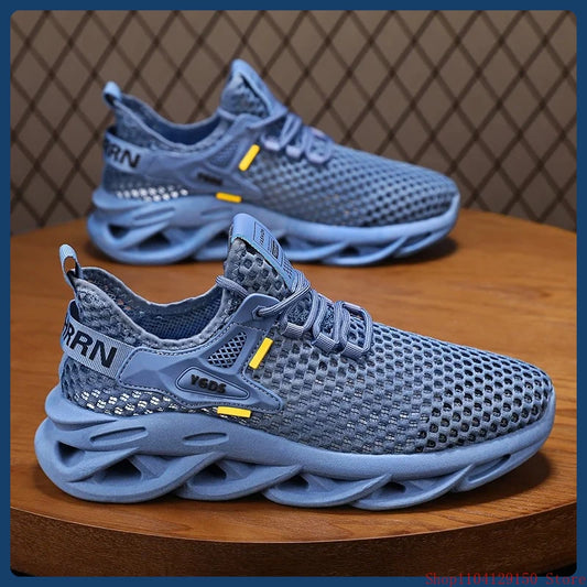 Men's Summer Mesh Sneakers Breathable for Casual Outdoor Running/Tennis Hiking & Luxury Platform Loafers Style