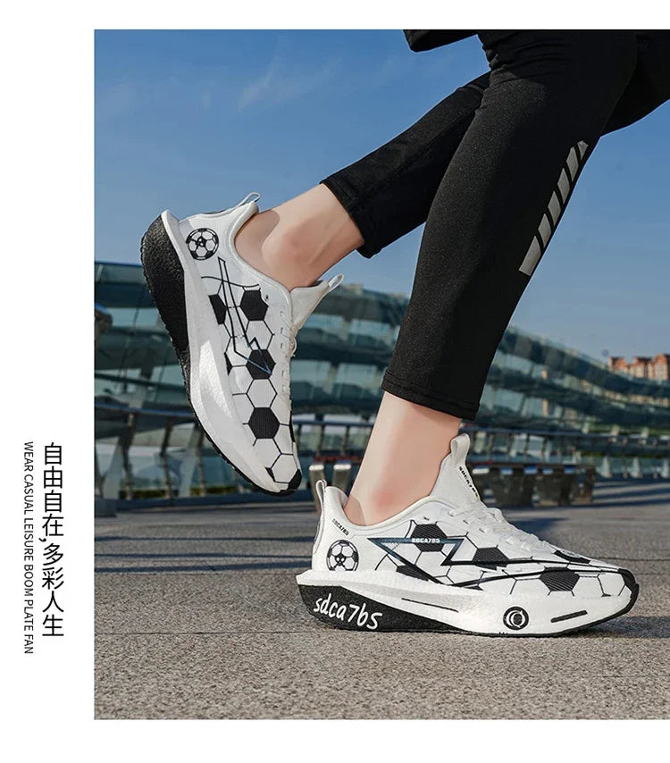 Running Shoes Carbon Board Specialty Marathon Men Sports Breathable/Lightweight Women's Comfortable Athletic Stability Sneakers