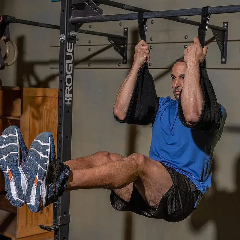 A Pair Heavy Duty AB Sling Straps Suspension Rip-Resistant Fitness/for Pull Up Bar Hanging Leg Raiser Gym Home Fitness Equipment