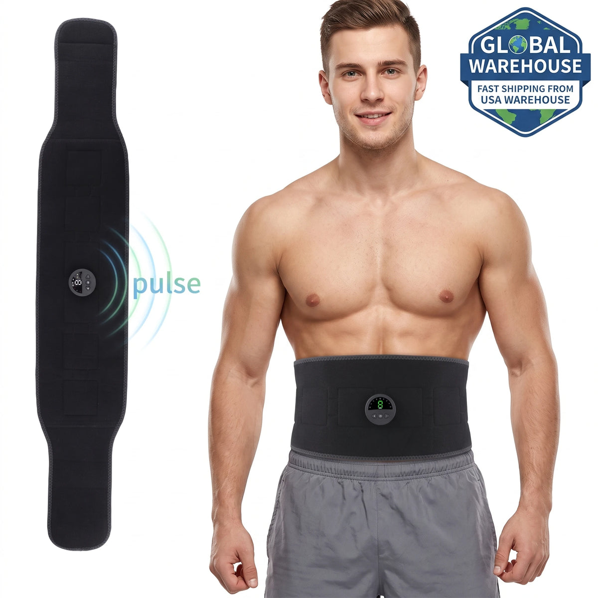 NEW Waist Massager Portable USB Charging Shaper Electric Arm/Hip Leg Trainer Body Shaping Belt Fitness Massager