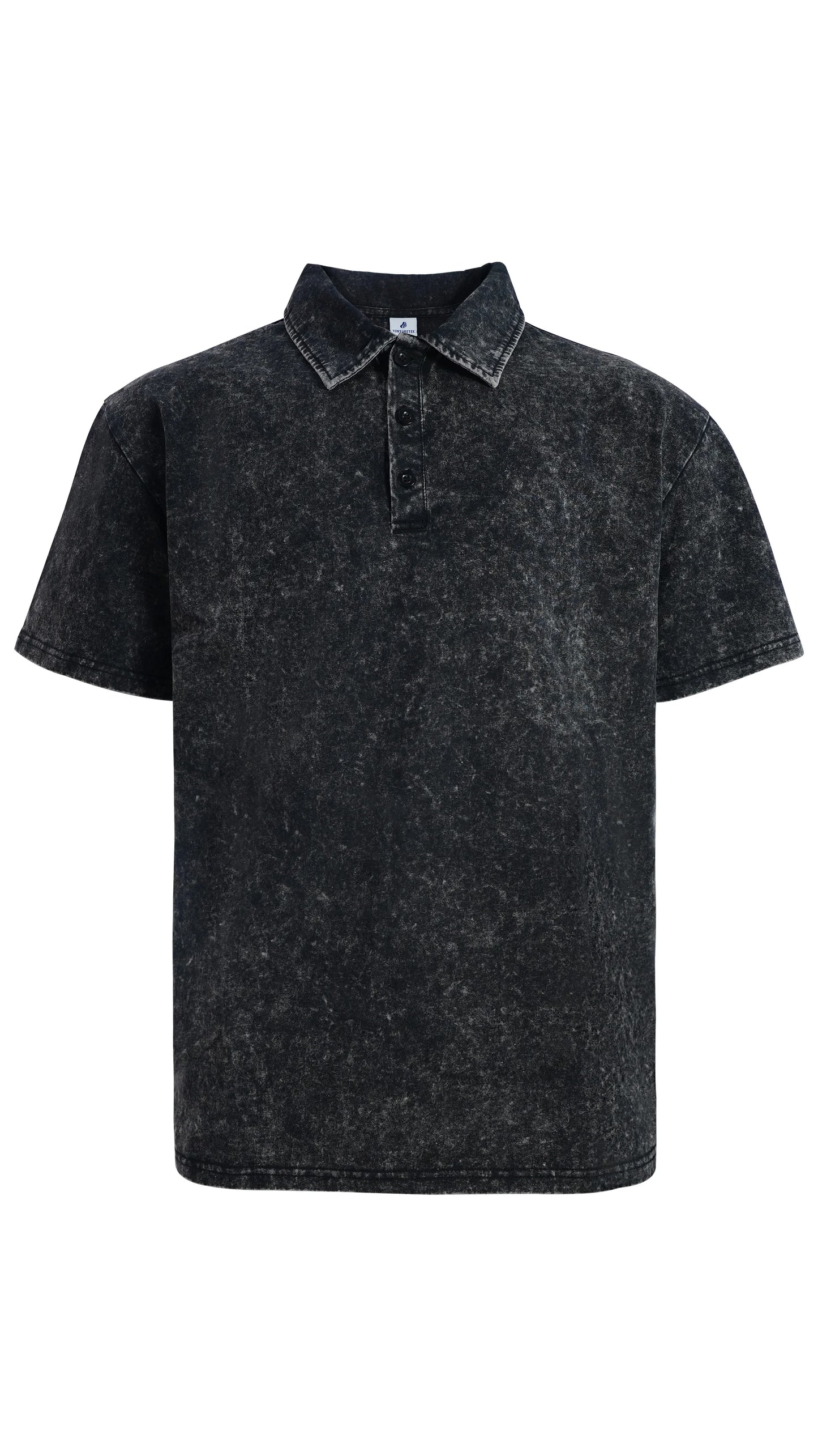 Men's 220g cotton washed T-shirt Retro heavyweight short sleeved/casual shirt solid color round neck short sleeved shirt
