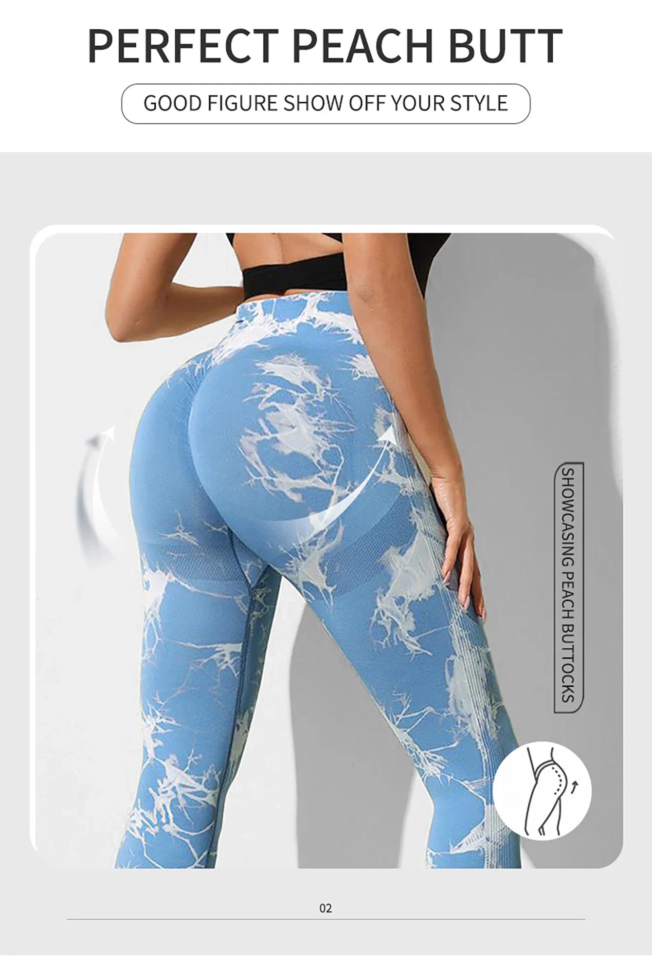 Tie Dye Yoga Pants Sport Leggings Women Seamless High Waist Push Up/Woman Tights Fitness Workout Leggings Gym Clothing