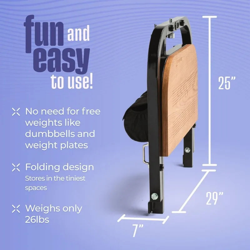 BootySprout Hip Thrust Machine for High Resistance/Glute Training Home Gym Workout Equipment