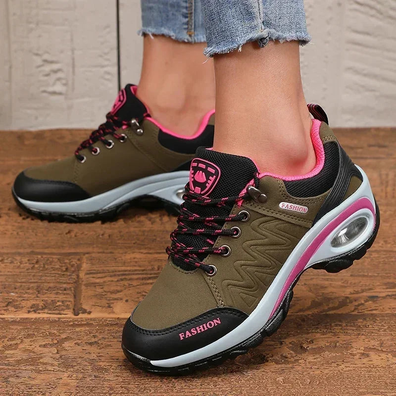 New Vulcanized Women's Shoes Fashionable Luxurious Design Breathable/Platform Shoes Comfortable Outdoor Hiking Women's Sneakers