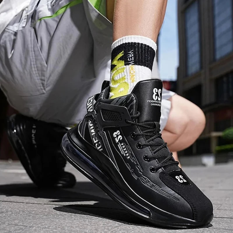 Men's Running Shoes Casual Sneakers New Spring Anti-shock/Air Cushion Sport Shoes Thick Bottom Anti-slip Running Shoes