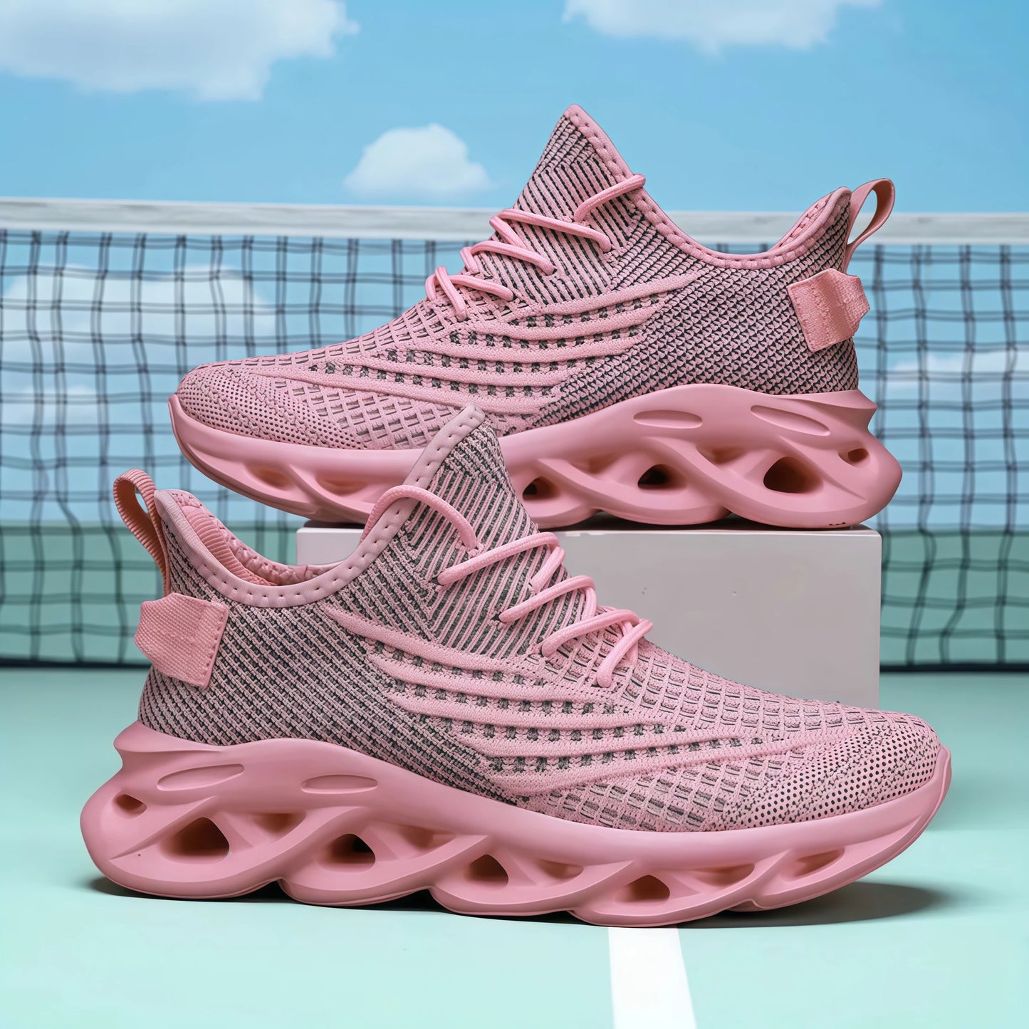 Women's Shoes Breathable sneakers Lightweight and Comfortable/Low Top Running Shoes Suitable for All Seasons Soft Soled