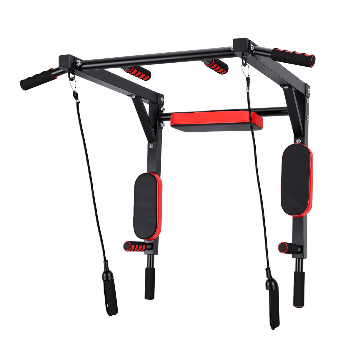 Wall Mounted Pull Up Bar Wall-Mounted Pull-Up Bar Dip Station/Multifunctional for Home Gym Indoor Workout Supports to 551LBS