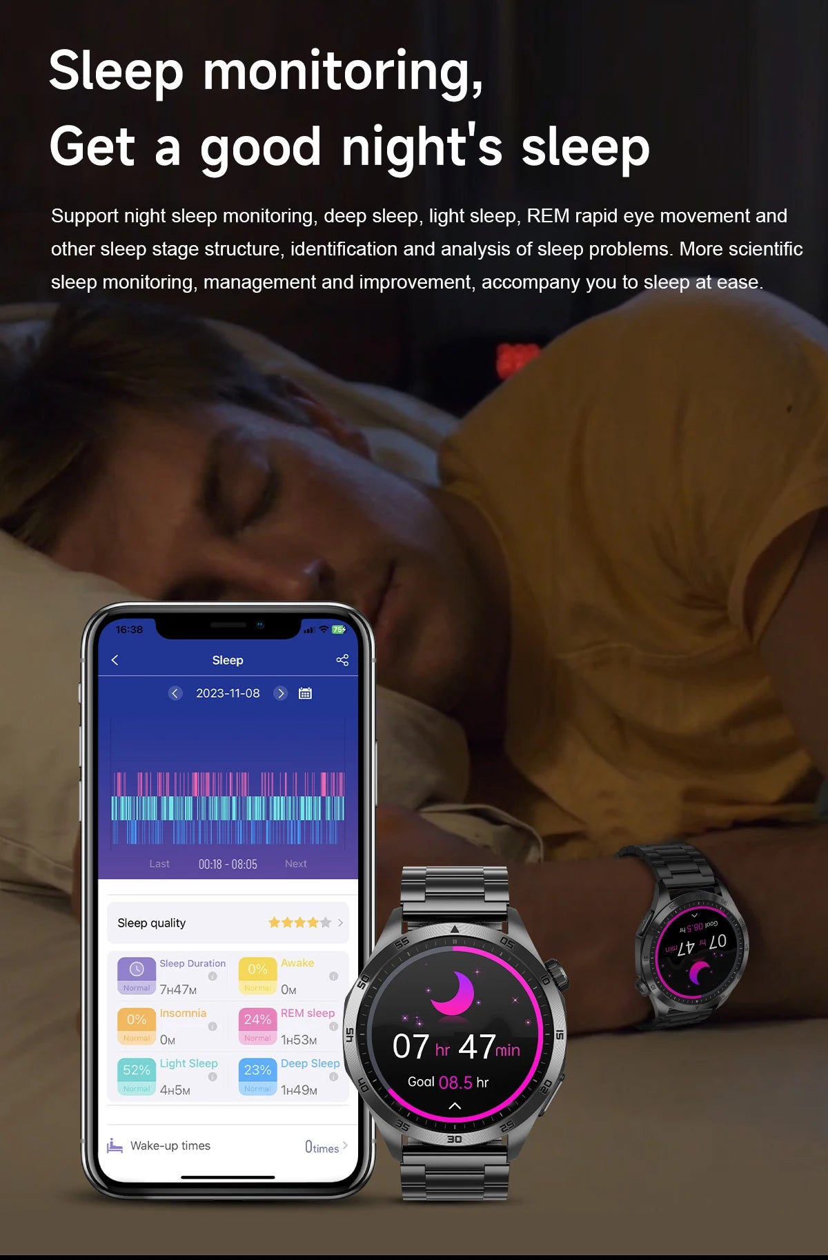 Marsyu 2026 New Nursing Grade Smart Watch ECG+PPG Blood Lipid/Blood pressure Uric Acid HD Bluetooth Call Clock Health Smart Watch