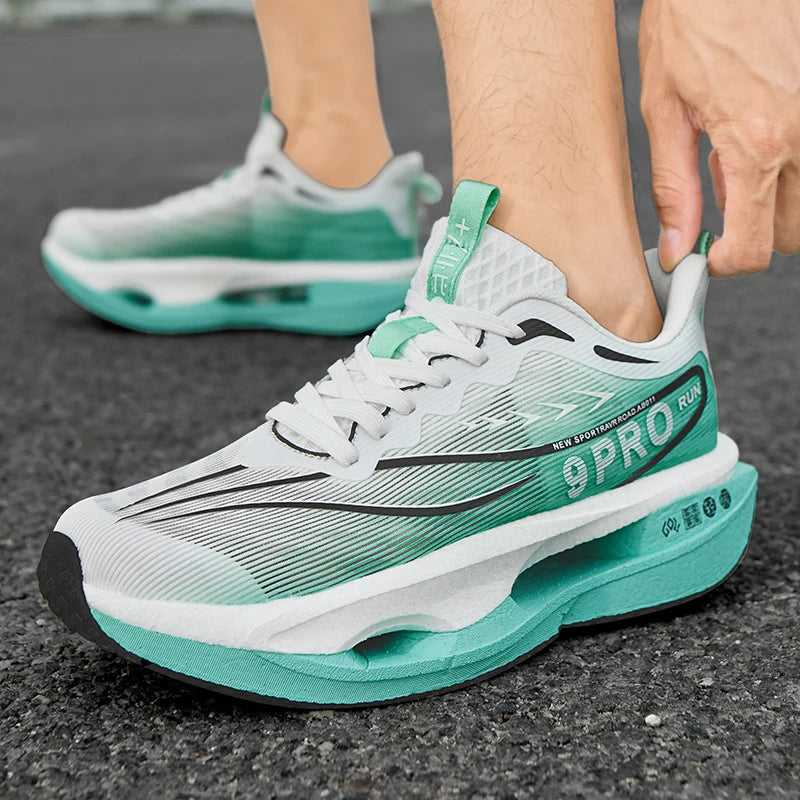 Men Running Shoes Cushion Stable Lightweight Sport Shoes Mesh Breathable/Casual Sneakers Women Non-slip Outdoor Athletic Shoes