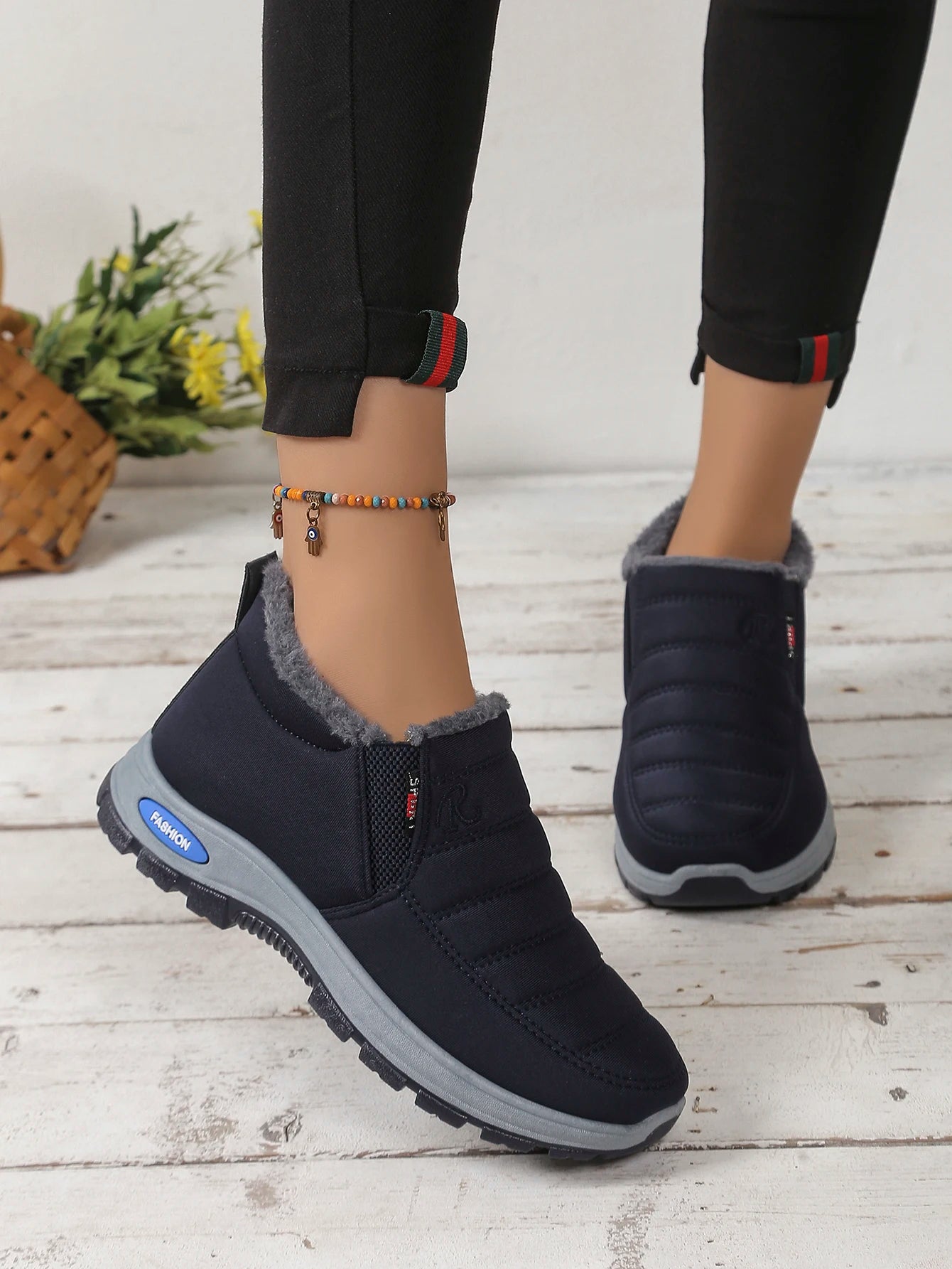 Women's shoes Autumn winter Casual cotton Warm/Wear Resistant Chunky Sole Affordable Free shipping
