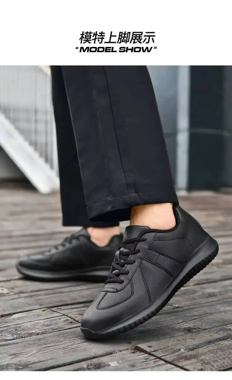 Hotel Four Season New Light Plus Size Men's Work/Waterproof Non-Slip Oil-Proof Chef Career Casual Shoes