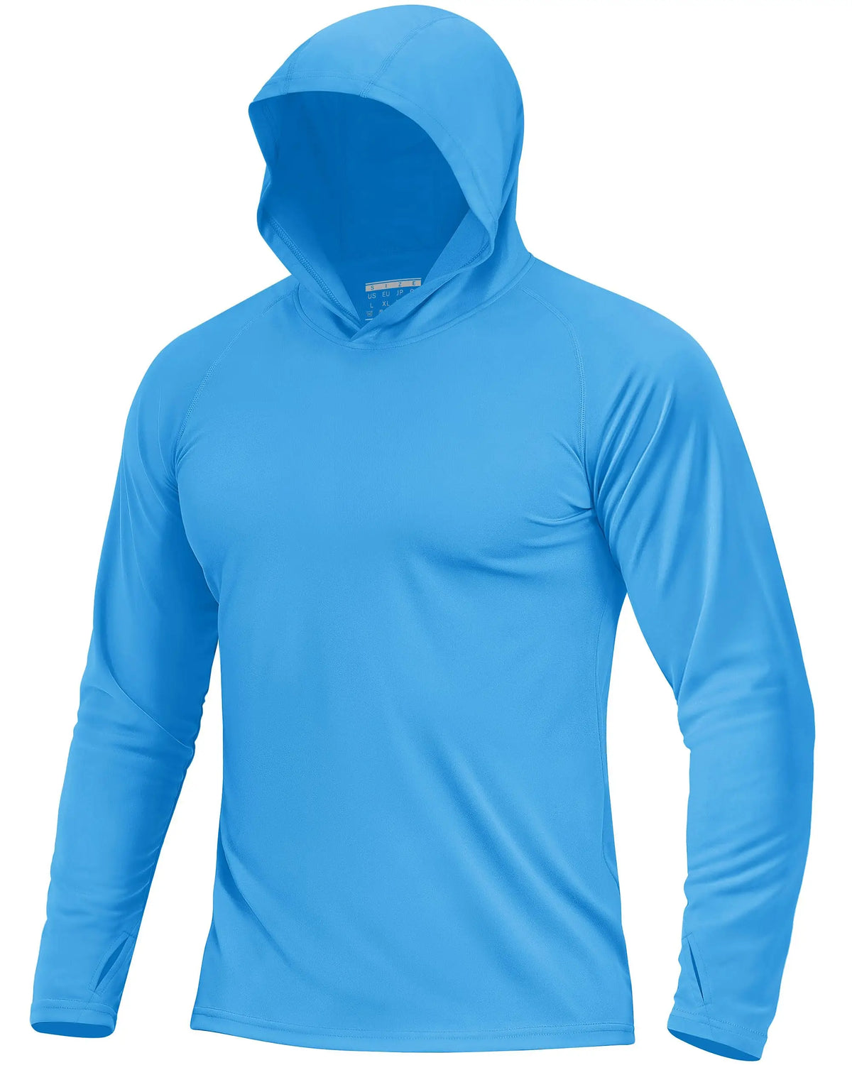 Men's UPF 50+ Sun Protection Hoodie Shirt Long Sleeve Quick Dry/Fishing Shirt Lightweight Outdoor Hiking Workout T-Shirt