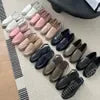 Quilted Turn lock Mules Slides Women Designer Mules mirror quality/Designer Loafers 100% Real Lambskin Size 34-42 Luxury Slip-On