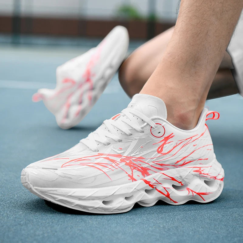 Couple Running Shoes New Shock-absorbing Lightweight Breathe Mesh/Marathon Professional Sports Shoes for Women