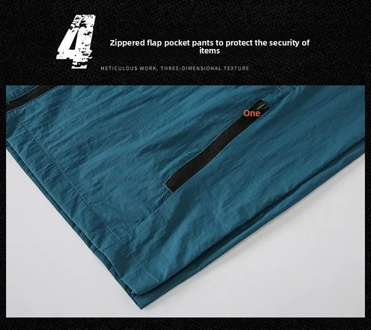 UPF100+ Men Summer Windbreaker Zip Pockets Uv Sun Protection Jackets/Breathable Ultra-light Clothes Outdoor Skin Thin Coats