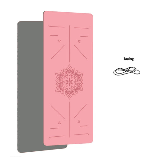TPE Yoga mat home fitness/non-slip sports mat guide line Exercise Yoga Mats
