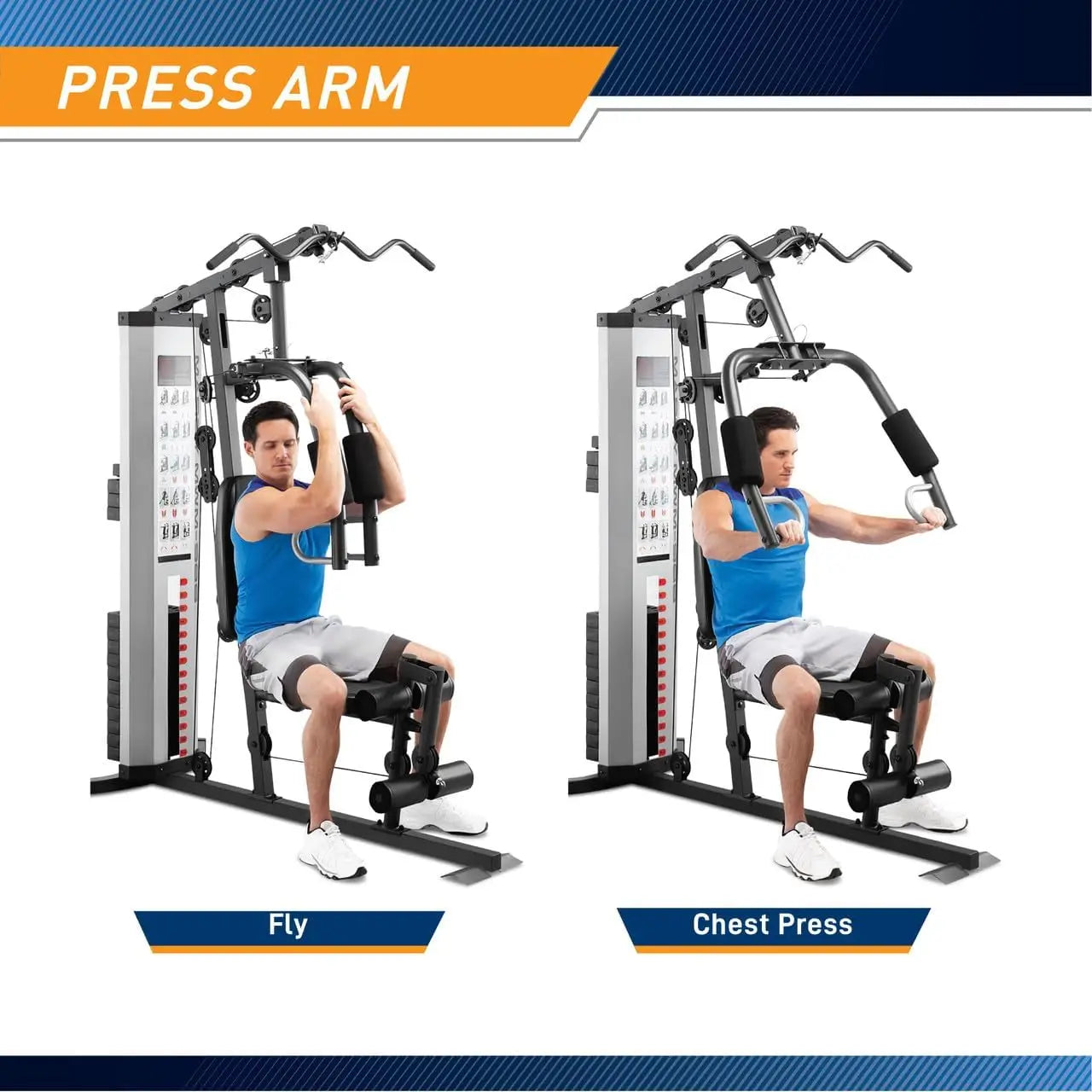 Marcy Multifunction Steel Home Gym/150lb Weight Stack Machine fitness equipment