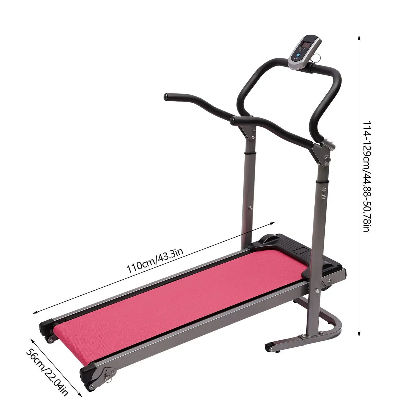 Electric Folding Treadmill with Incline for Home/Portable Running Exercise Indoor Aerobic Exercise, Fitness Equipment