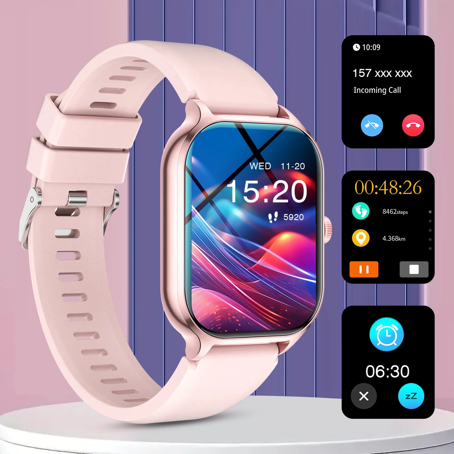 2026 Smart Watch for Men Women Fitness Tracker with Heart Rate/Sleep Monitor Activity Tracker 1.83" HD Waterproof Watch