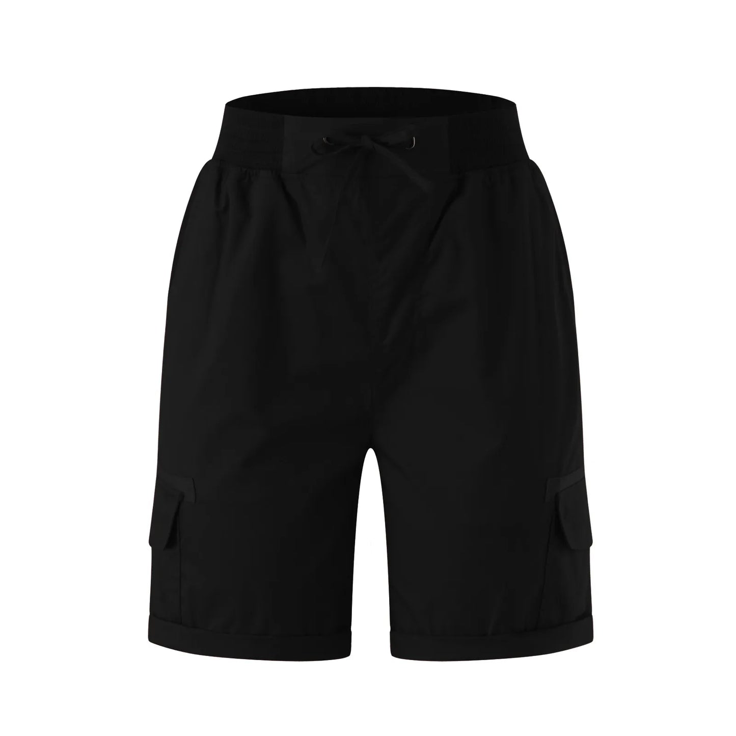 Summer Casual Loose Short Trousers Women Cargo Shorts/Fashion Wide Leg Shorts Streetwear