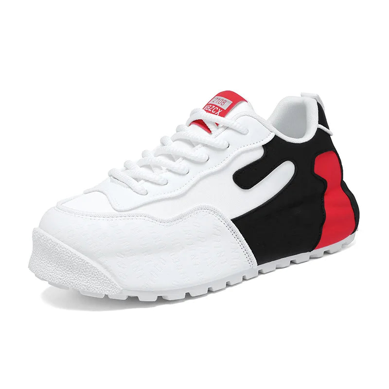 Fashion Men Casual Faux Leather Sneakers Brand Tennis Male/Wedged Spring Summer Breathable Trainers Man Gym Run Shoes