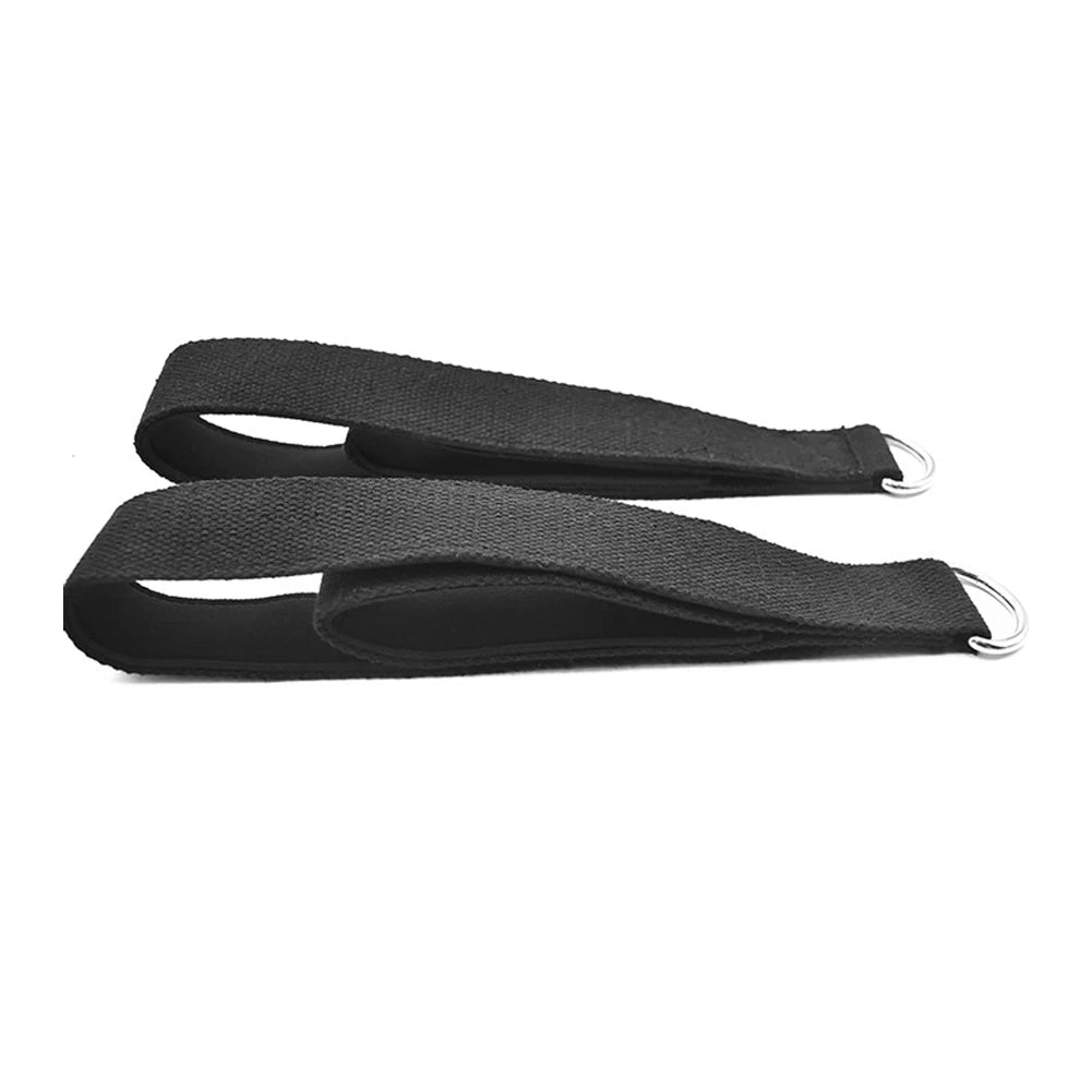 2PCS Pilates Straps Pilates Double Loop Straps Fitness D-Ring Straps/Yoga Strap Exercise Accessories for Home Gym Workouts