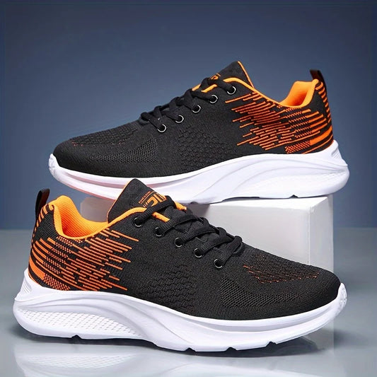 Lightweight Breathable Gradient Knit Mesh Women Athletic Sneakers Size/36-46 Shock Absorb Soft Cushion Anti Slip Thick Outsole