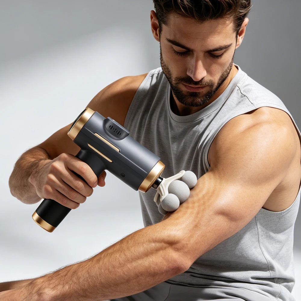 Electric Massage Gun 99 Levels High-Frequency Vibration Powerful/Fascia Gun for Body Muscle Relief Arm And Leg Massager