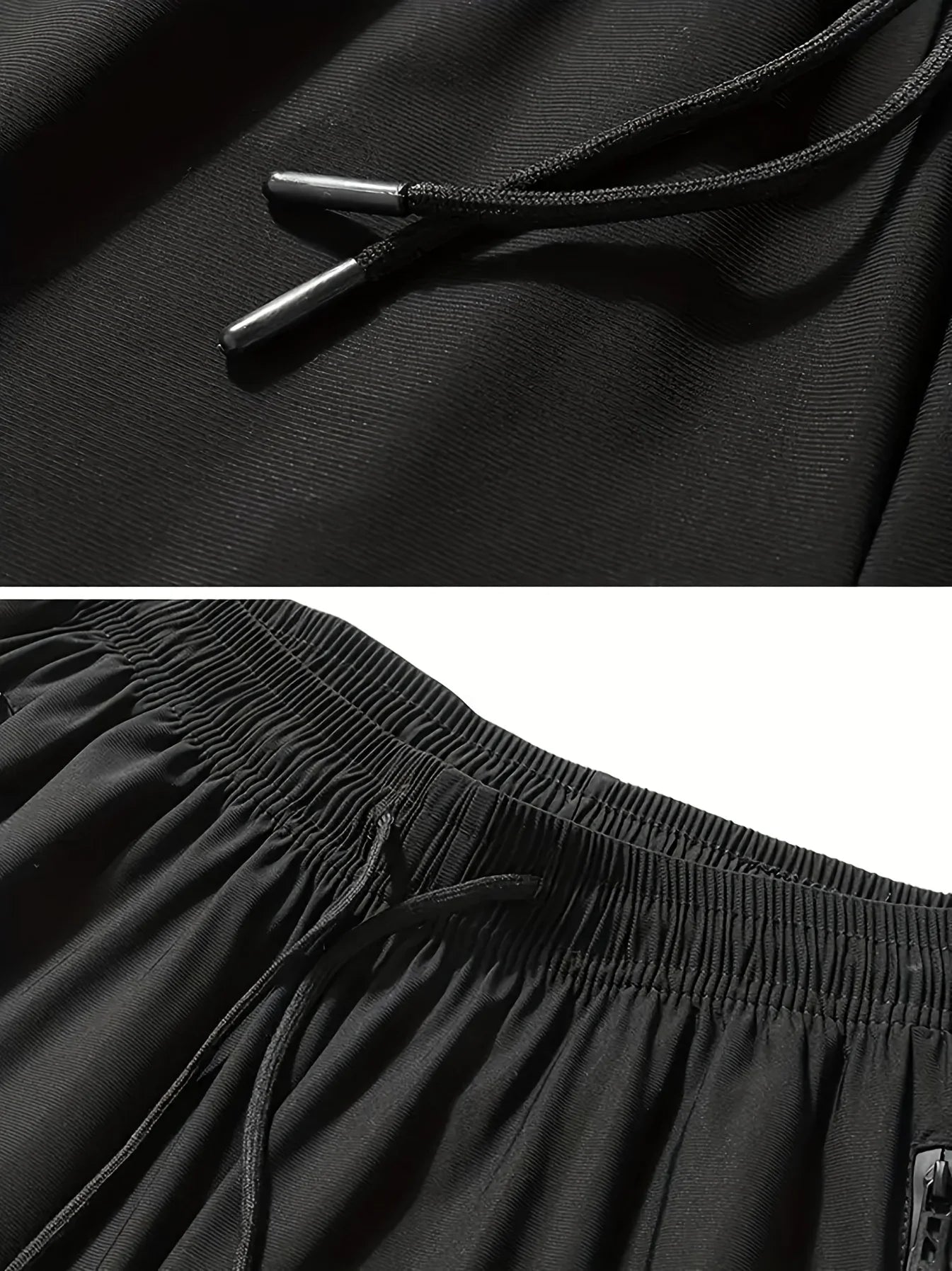 2-Pack Men's Sports Trousers High Stretch Men's Jogging Pants/Quick-Drying Sweatpants Baggy Man Fishing Gym Sportswear Pants