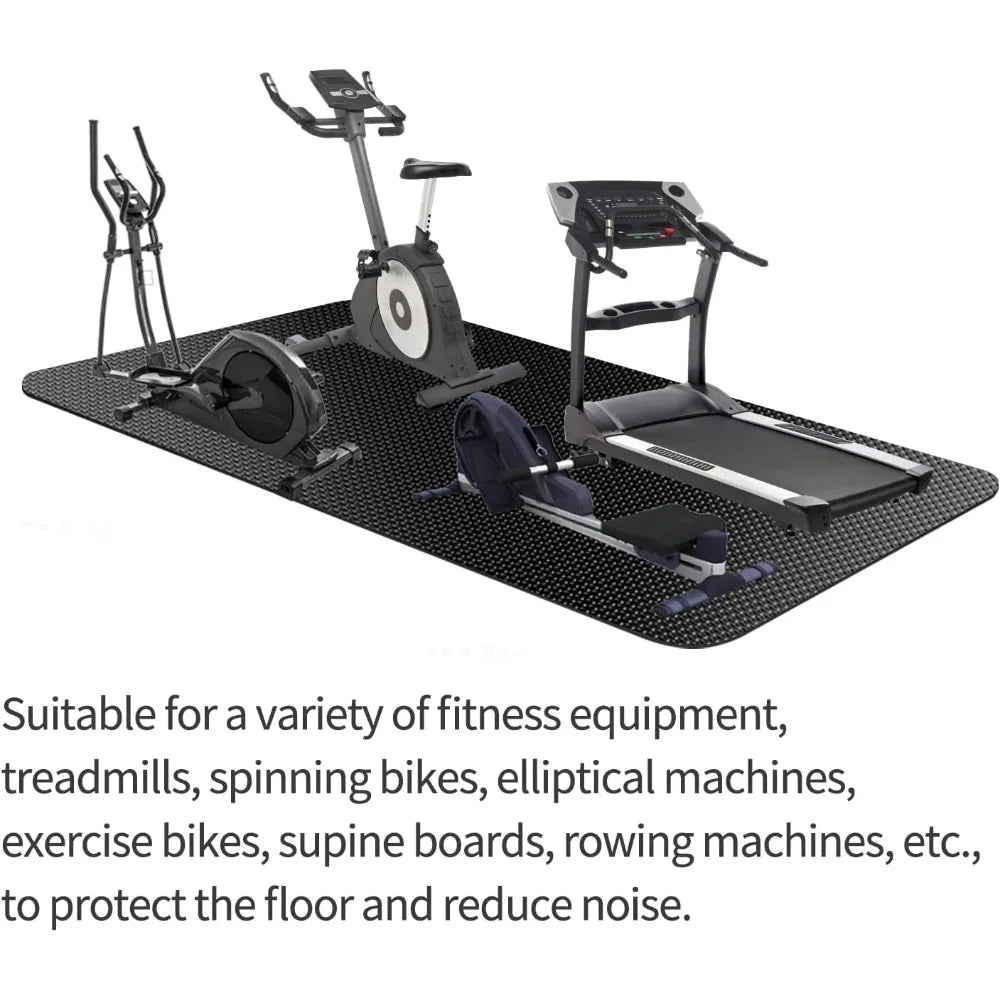 Large Non-Slip Exercise Mat 84x32 Inch Gym Flooring/for Home Workouts Yoga Weightlifting Cardio