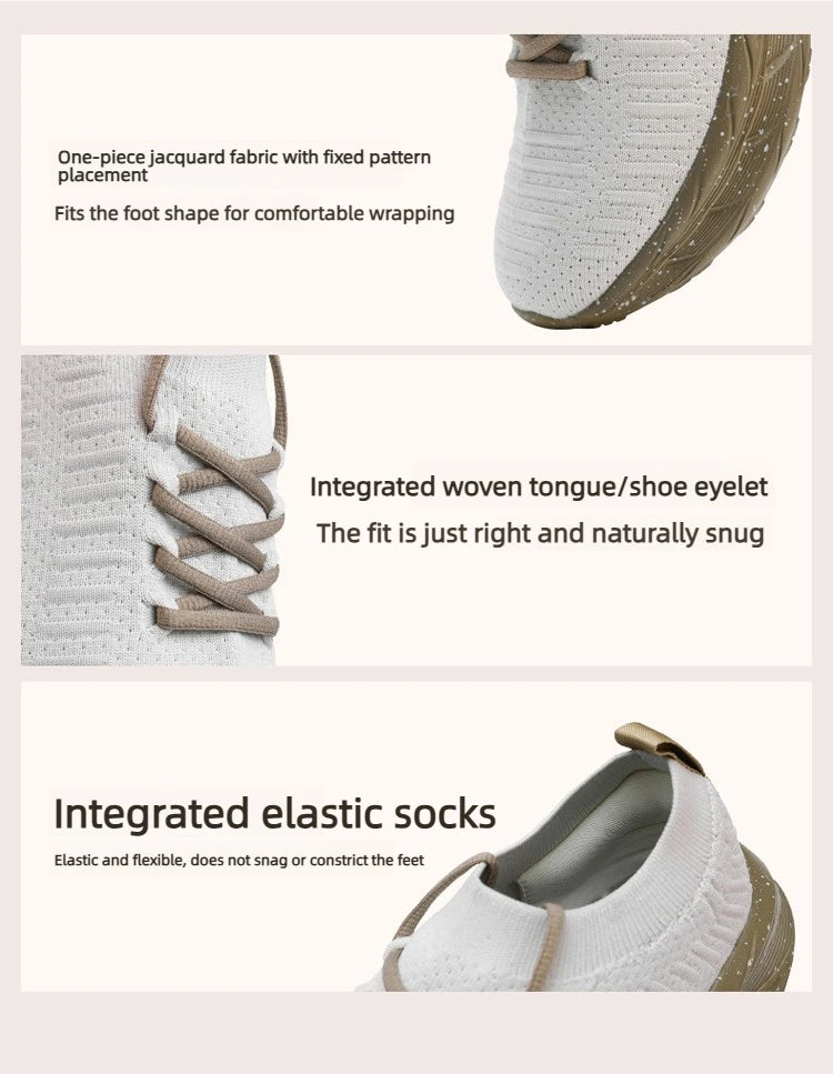Breathable Men Casual Shoes Lightweight Male Vulcanized Shoes/Outdoor Platform Men's Loafers Soft Mesh Flats Non-slip Sneakers