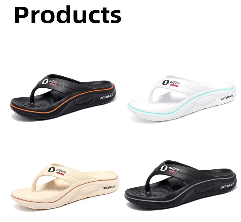Men's Slippers Flip Flops Outdoor Indoor Comfortable Soft Slides/Casual Shoes Men Beach Sandals Outdoor Men Home Slippers