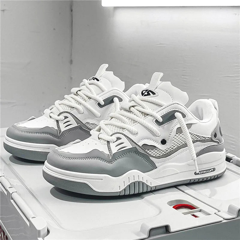 Men's shoes four seasons of the new style students/retro platform leisure sports shoes