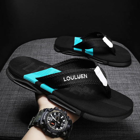 Summer Slippers Men Flip Flops Beach Sandals Non-slip Casual/Indoor And Outdoor Shoes For Men Slides Plus Size