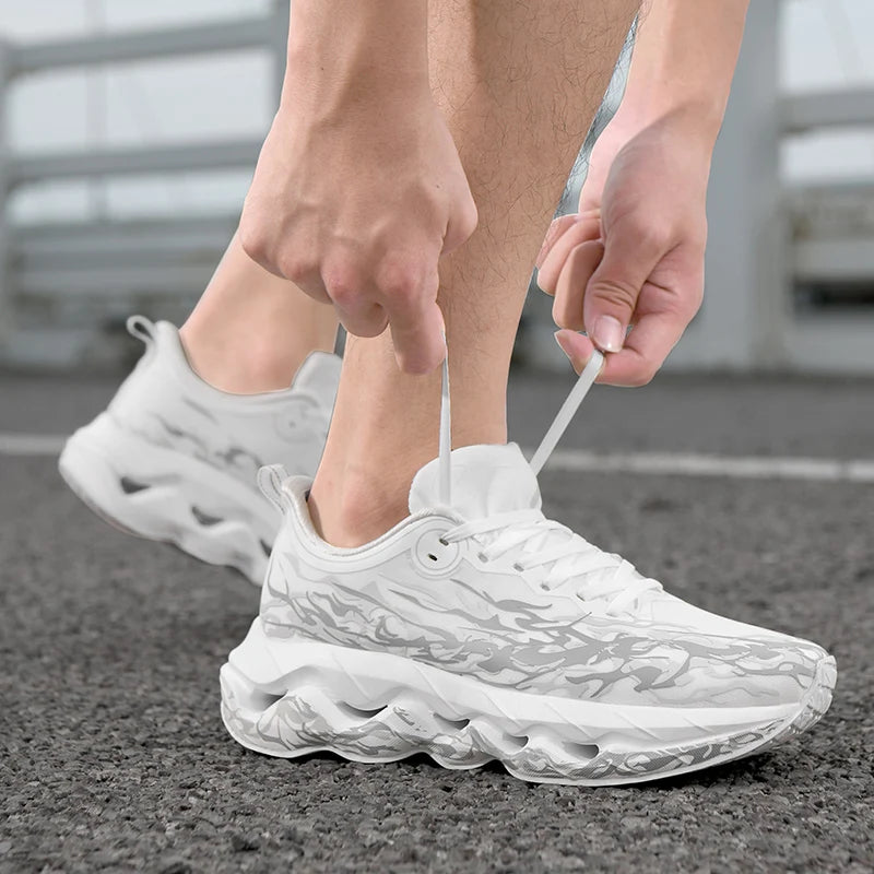 Couple Running Shoes New Shock-absorbing Lightweight Breathe Mesh/Marathon Professional Sports Shoes for Women