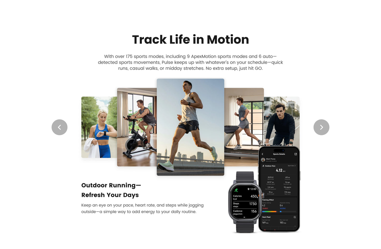 Original KOSPET PULSE Smart Watch Men Women 1.96" AMOLED BT Call/IP68 Waterproof 180 Freestyle Training Modes Fitness Monitoring
