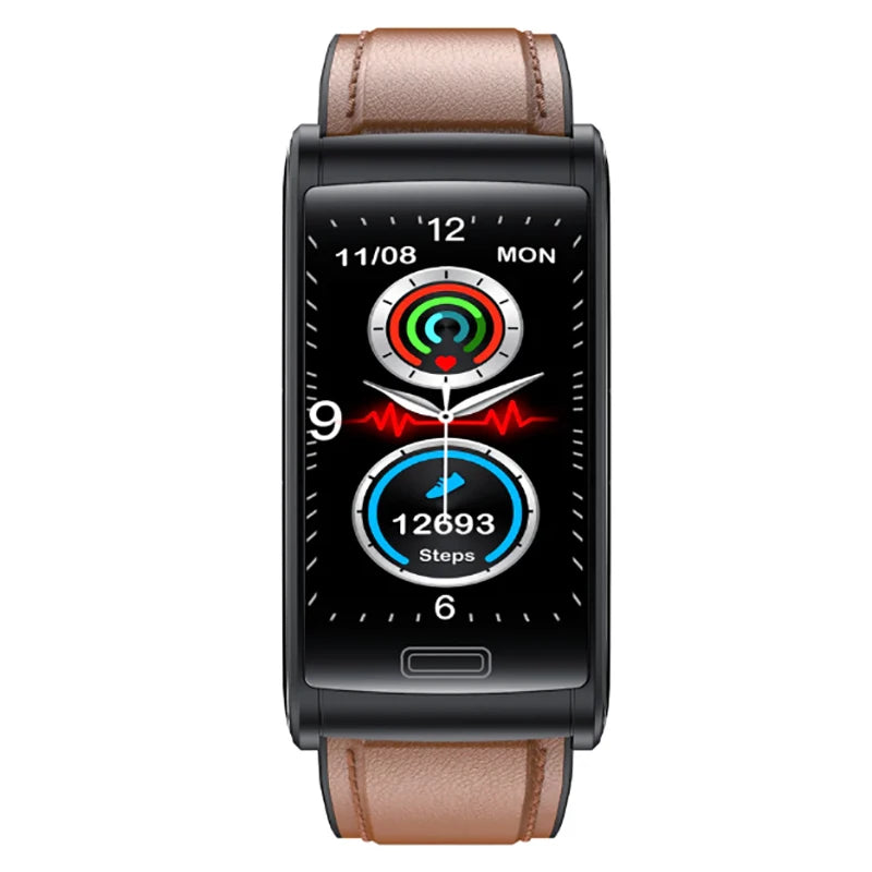 2025 New ECG+HRV Smart Watch Men Women Heart Rate/Blood Pressure Hypoxia Alarm Sleep Monitoring Fitness Sports Music Control