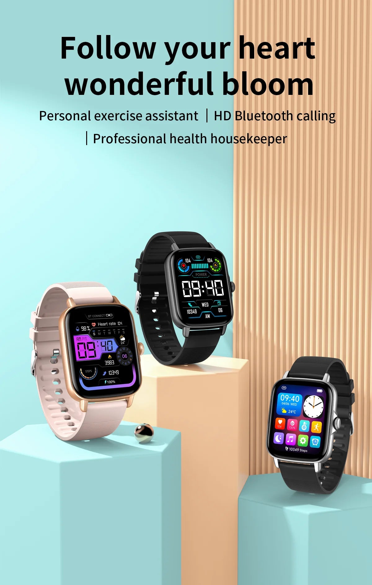 2026 Smart Watch for Men Women Fitness Tracker with Heart Rate/Sleep Monitor Activity Tracker 1.83" HD Waterproof Watch