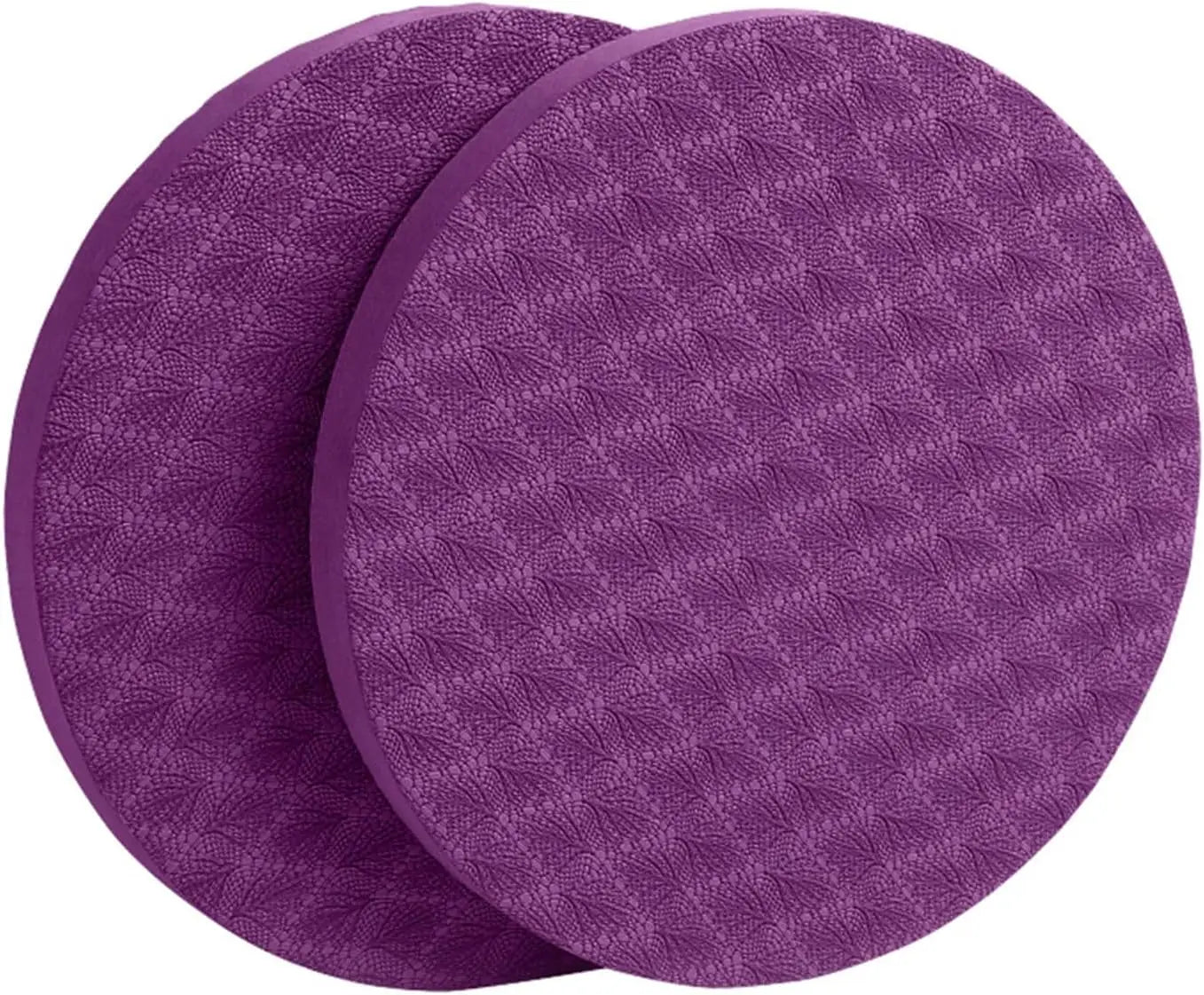 2-Pack TPE Yoga Knee Pads & Exercise Mat Extra Thick Non-Slip Support for Plank/Push-Up Kneeling Pilates & Floor Workouts