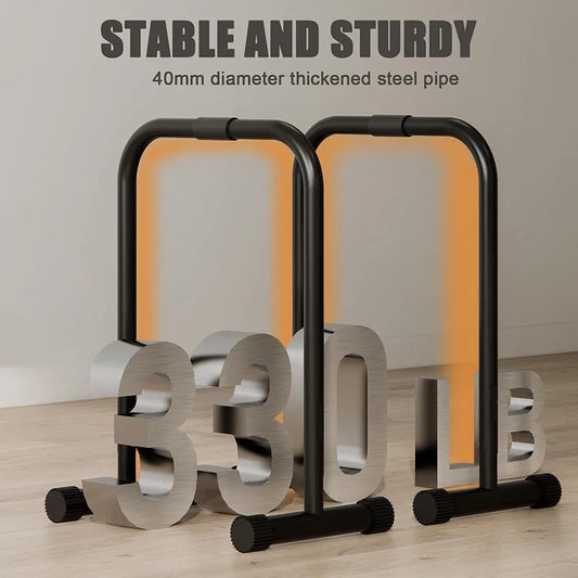 Adjustable Dip Bar, Dip Stand Station Functional Fitness Bar/Strength Training Functional Dip Bars for Home, Fitness Equipment