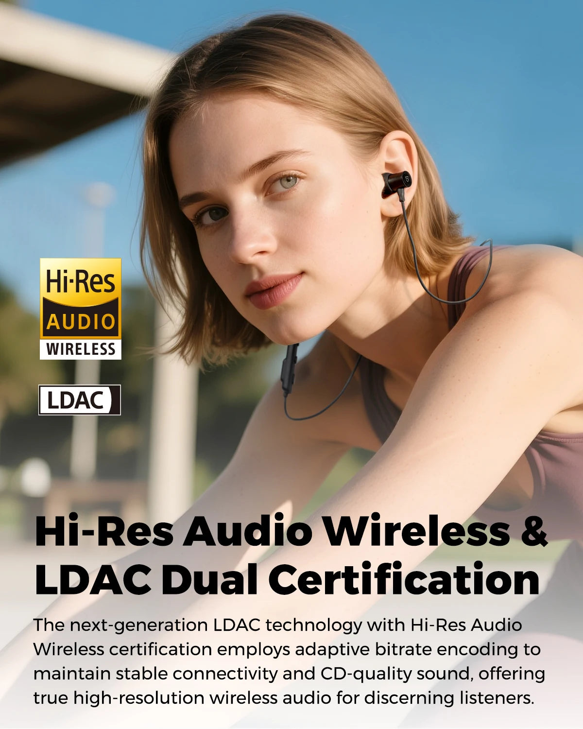 SoundPEATS Q40 HD Bluetooth 5.4 Headphones LDAC Hi-Res Audio/11mm Dual-Magnet Driver, IP67 Waterproof, Fast Charge, Dynamic EQ