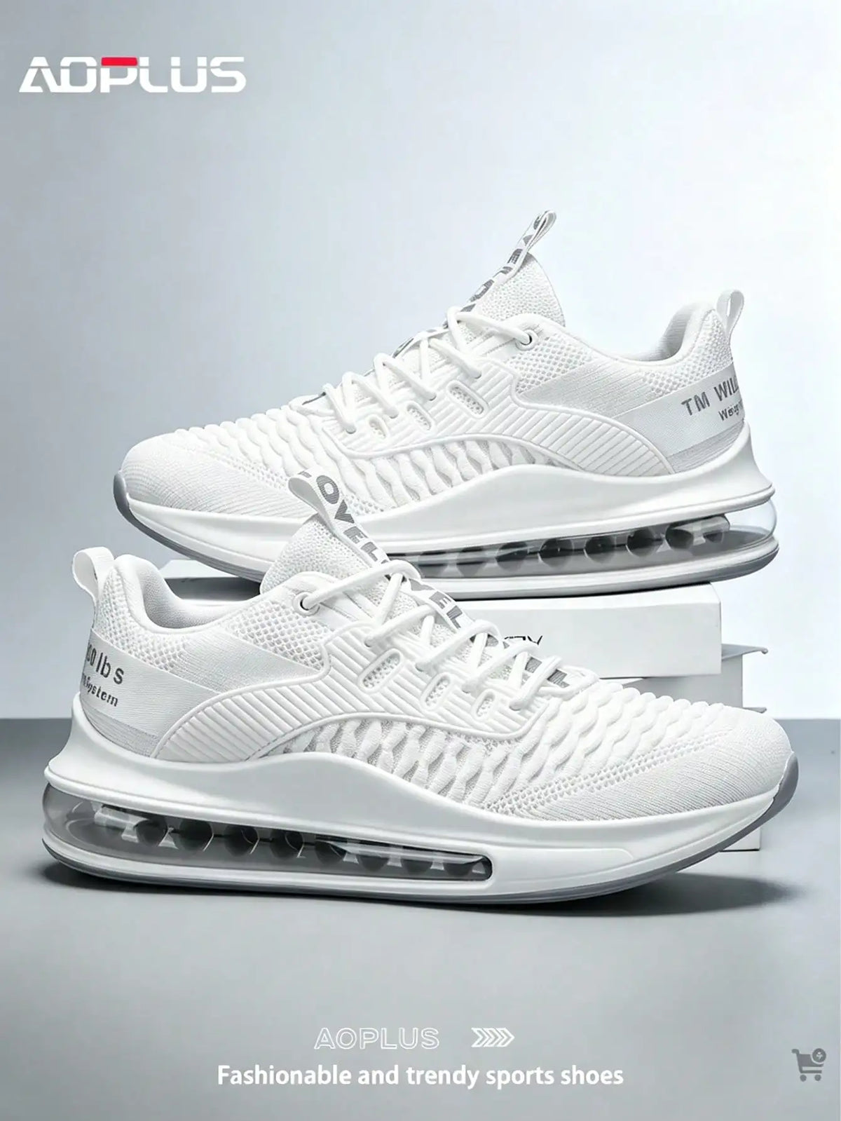 AoPlus Men's Running Shoes Air Cushion Sports Shoes/Light Tennis Walking Leisure Fitness Exercise Sneaker