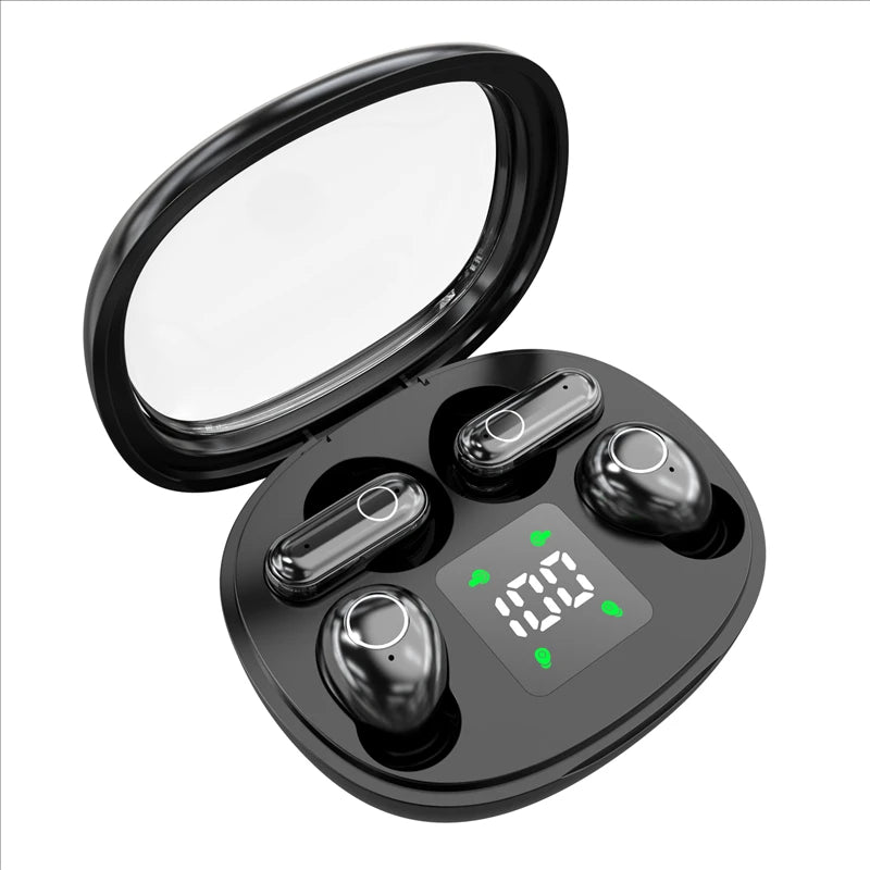 New Dual Wireless Bluetooth Earphones, HiFi Sound Low Latency/Noise Reduction Earbuds for iPhone Android