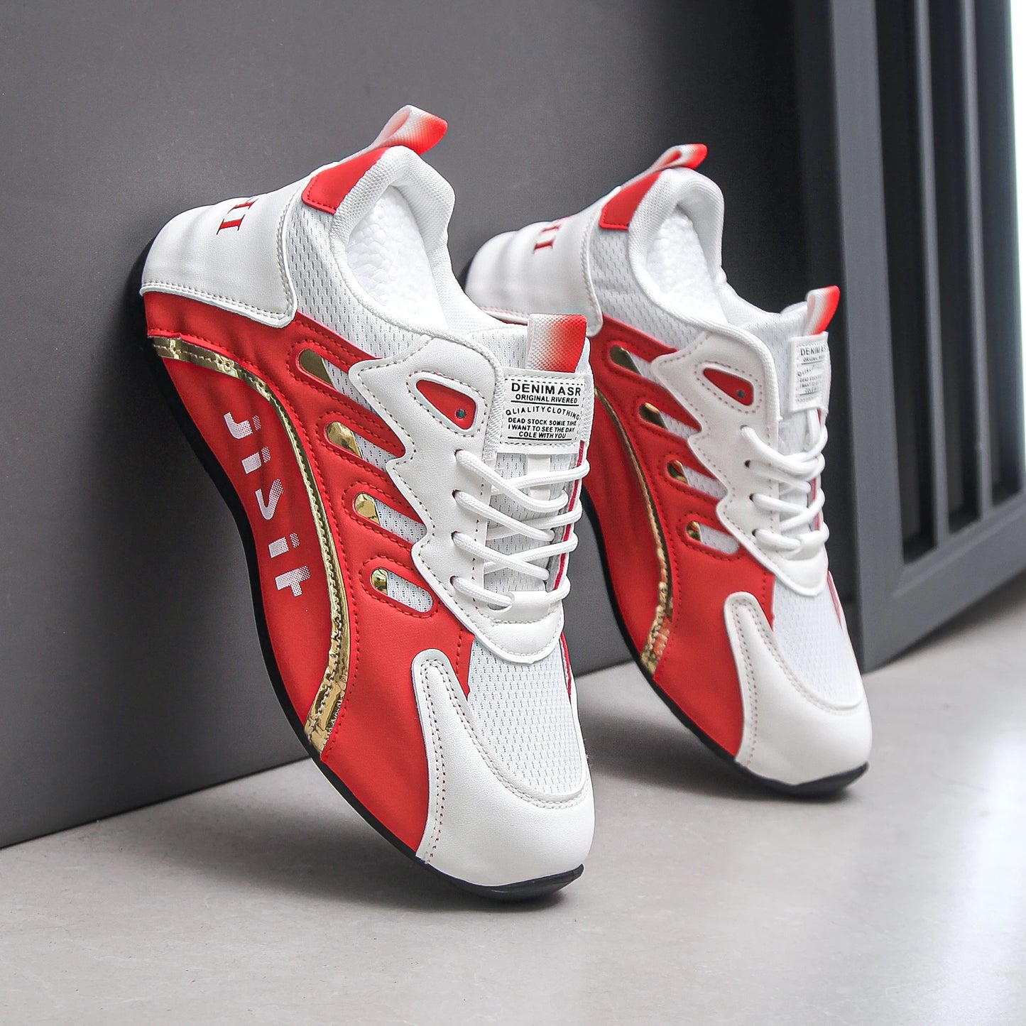 Men's trendy casual shoes with anti-slip laces for sports Suitable for students/Anti-slip durable versatile and comfortable