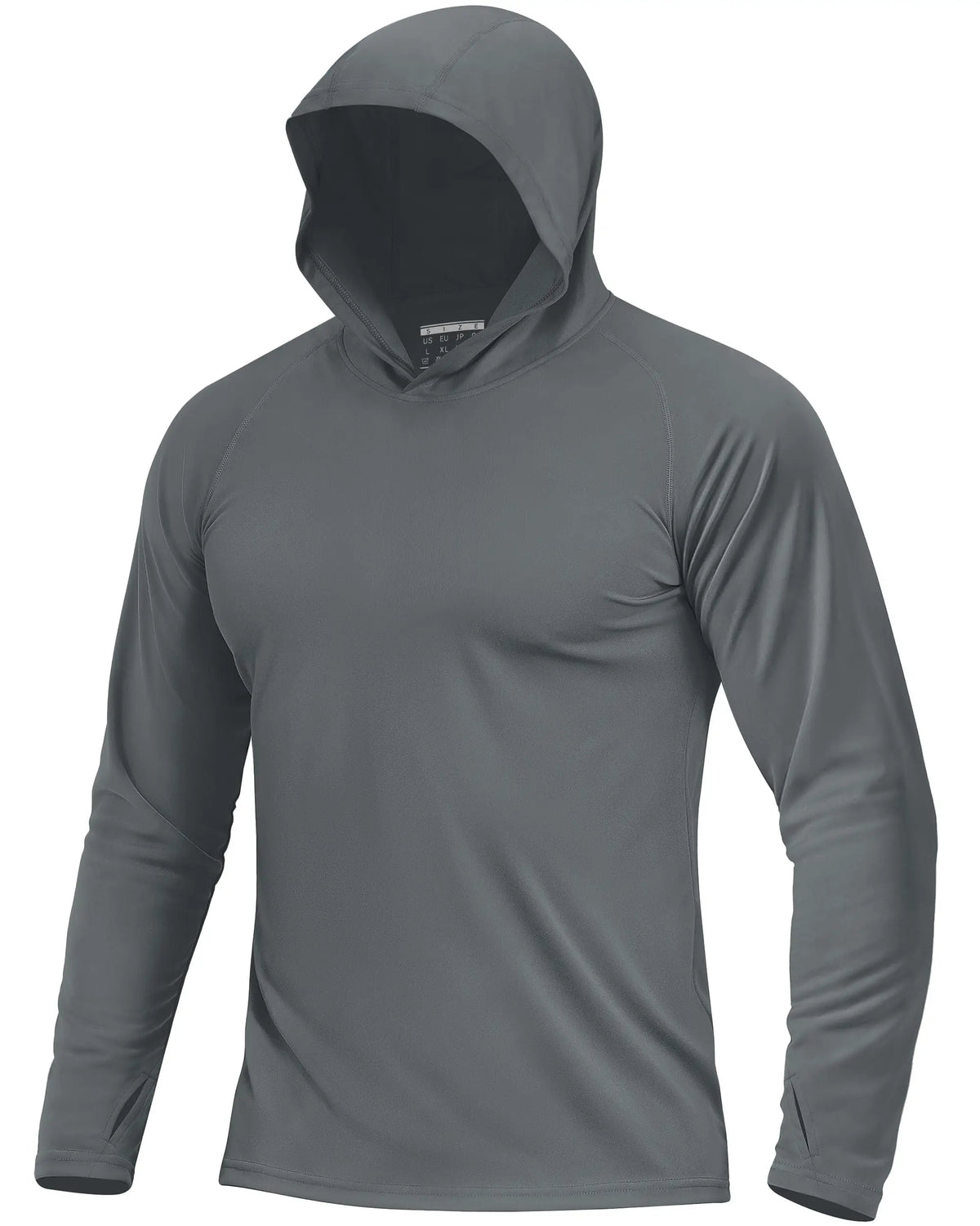 Men's UPF 50+ Sun Protection Hoodie Shirt Long Sleeve Quick Dry/Fishing Shirt Lightweight Outdoor Hiking Workout T-Shirt