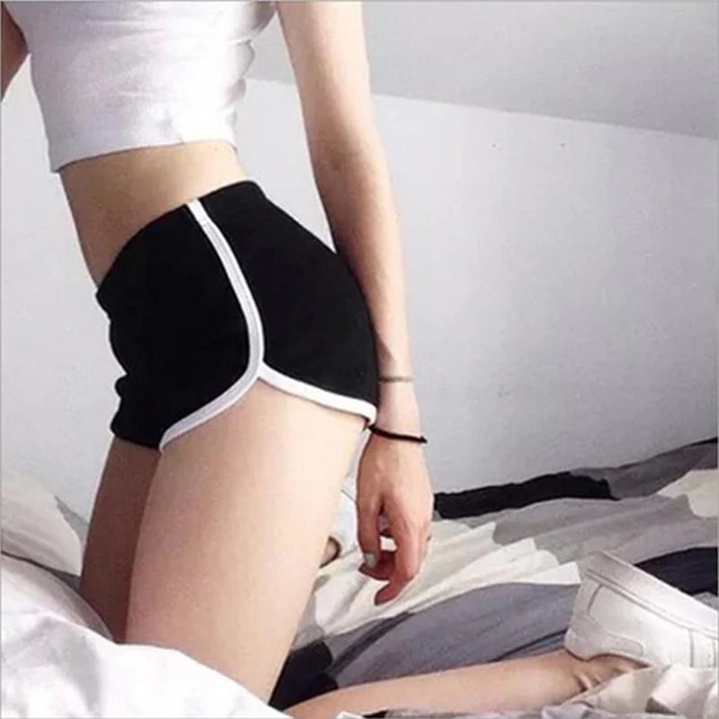 Summer Exercise Gym Shorts Women Yoga Shorts Professional Sports/Running Black Workout Black Training Shorts