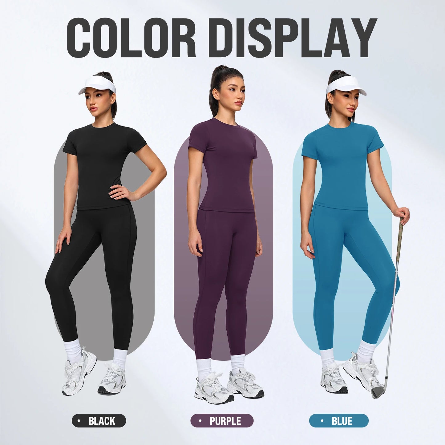 Women's Naked-Skin Yoga Leggings High Stretch Quick Dry Butt Lifting/Tight Fitness Pants for Outdoor Jogging Casual Daily & Street Wear