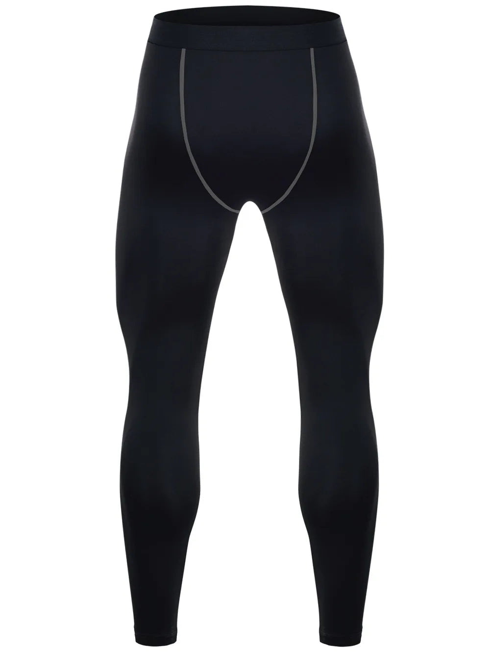 Men's compression sports pants fast drying fitness sports pants/running tight pants training tight pants black