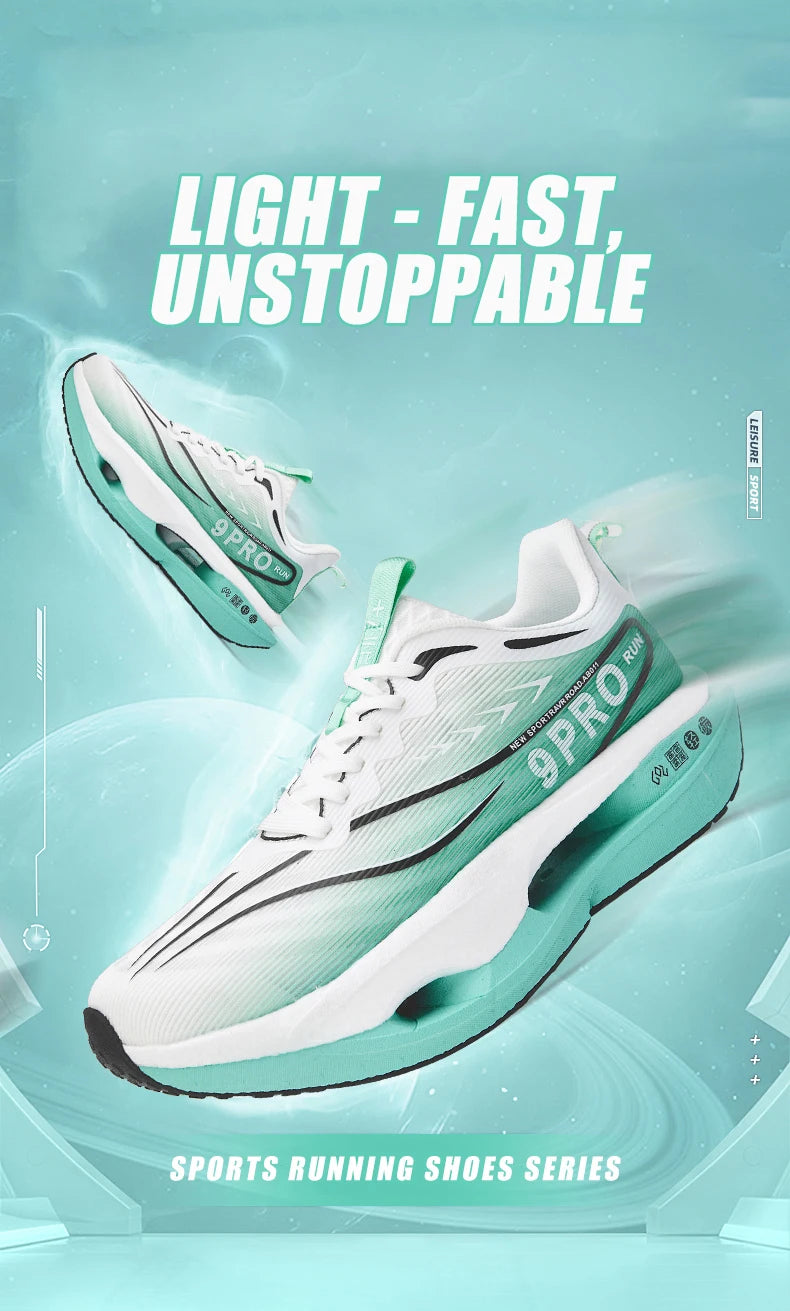 Men Running Shoes Cushion Stable Lightweight Sport Shoes Mesh Breathable/Casual Sneakers Women Non-slip Outdoor Athletic Shoes