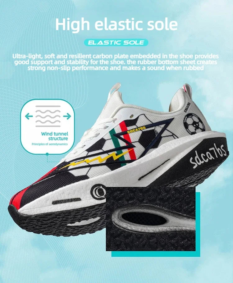 Running Shoes Carbon Board Specialty Marathon Men Sports Breathable/Lightweight Women's Comfortable Athletic Stability Sneakers